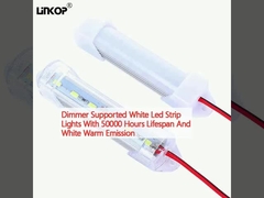 Dimmer Supported White Led Strip Lights With 50000 Hours Lifespan And White Warm Emission