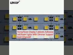 Home/Store Display Cabinets Adhesive Led Rope Lights With Dimmer Support And Enhanced