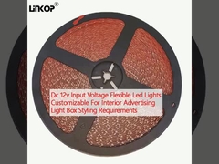 Dc 12v Input Voltage Flexible Led Lights Customizable For Interior Advertising Light Box Styling Requirements